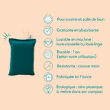 eponge ecologique lavable