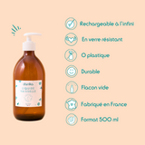 flacon verre liquide vaisselle