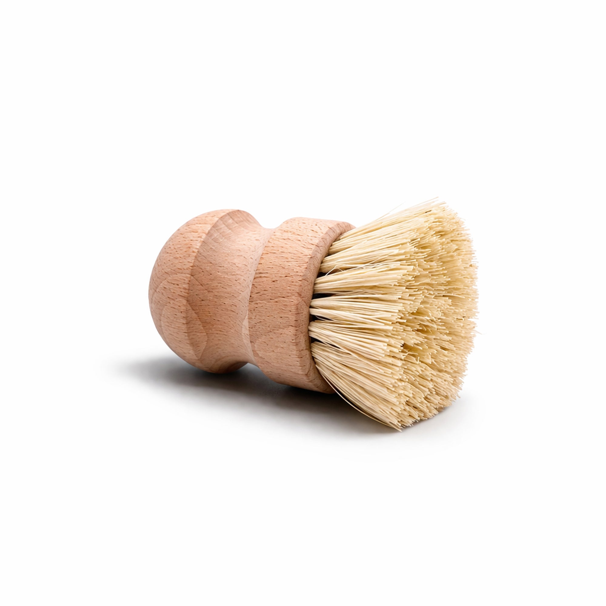 Brosse en bois et fibres naturelles