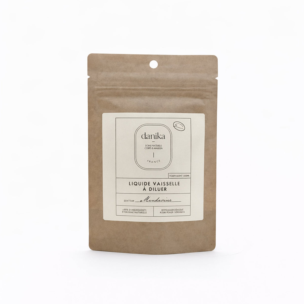 Recharge de liquide vaisselle Mandarine Danika