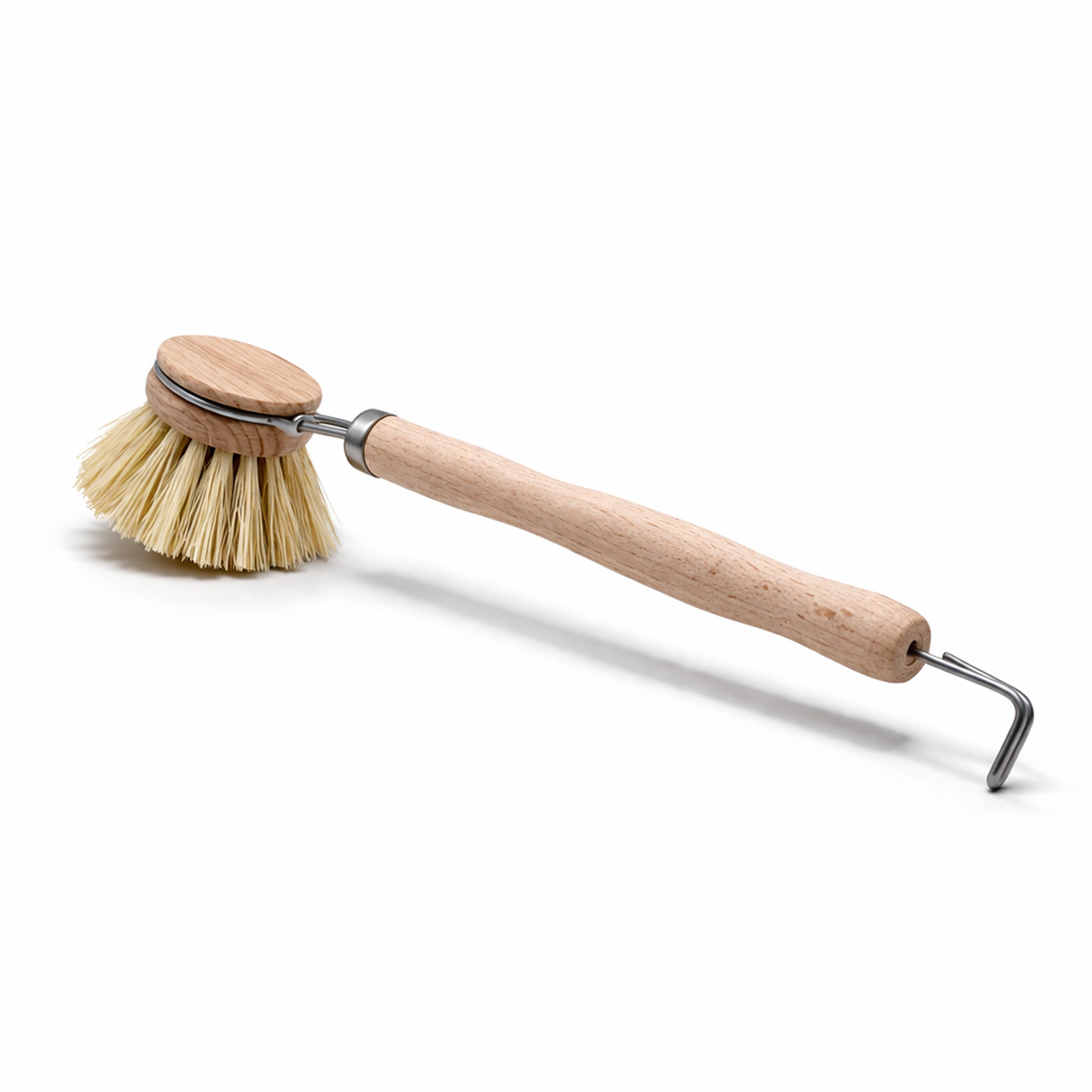 Une brosse à manche long en fibre de tampico