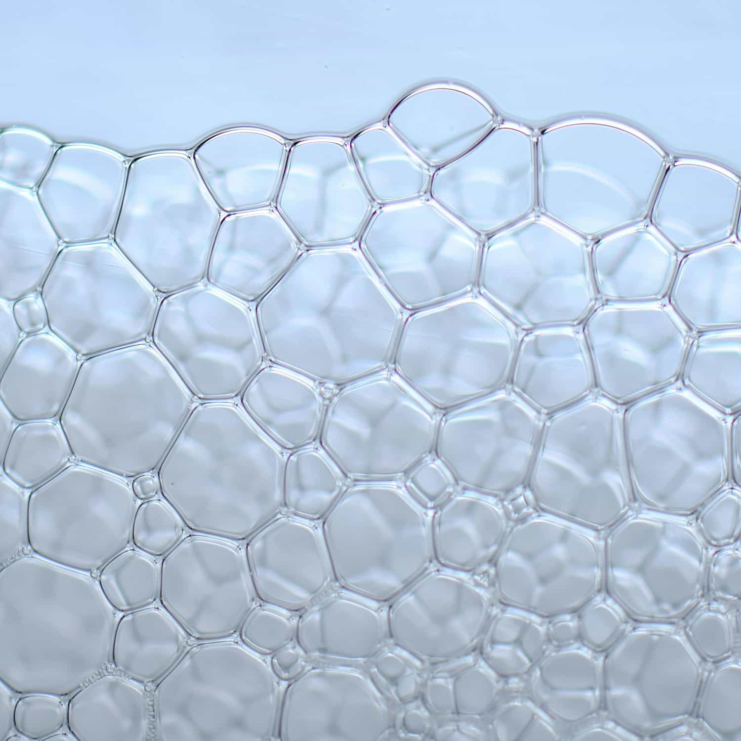 Des bulles de mousse