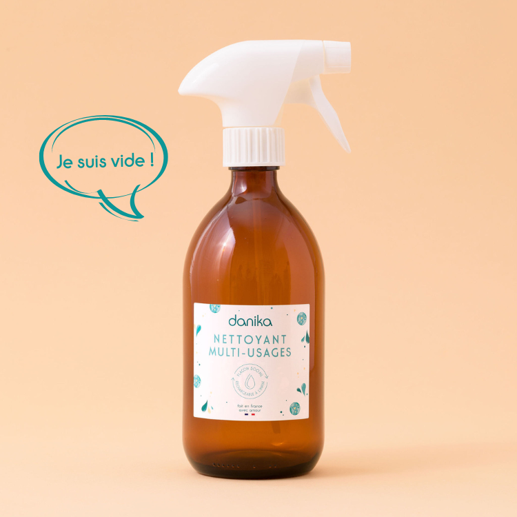 flacon verre nettoyant multi usages